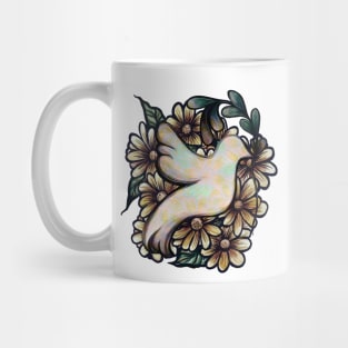 Dove of Peace No War Anti War Bird Mug